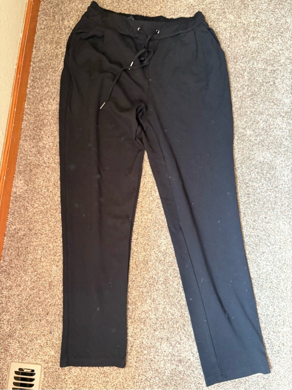 Women’s Black Drawstring Dressed Pants